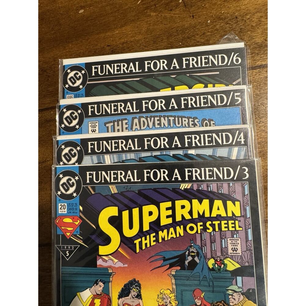 Adventures of Superman Funeral for A Friend Begins 3,4,5&6